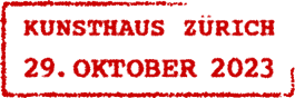 am 29.10.2023 im Kunsthaus Zürich